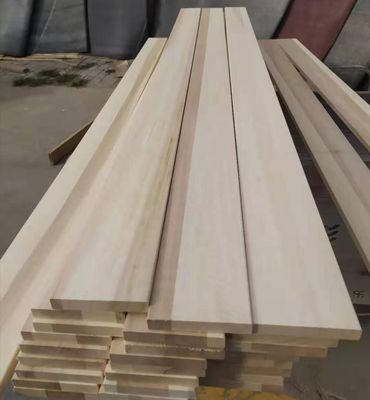 Quadro de cama para quarto com painéis de Paulownia com um teor de umidade de 8% a 12% e lajes de madeira