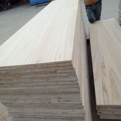 FSC Certificado Paulownia Madeira Cozinha Amigável Cor Contemporânea Natural