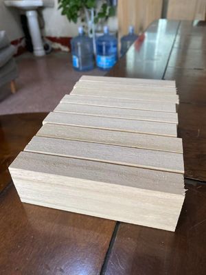 Paulownia Blocos de brinquedo de construção de madeira com e espessura personalizada
