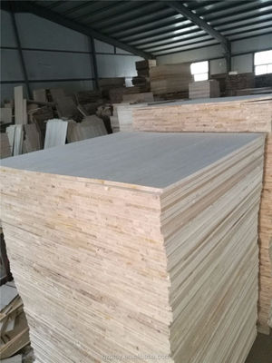 Teor de umidade de 8% a 12% de placa de Paulownia certificada pelo FSC para construção ecológica