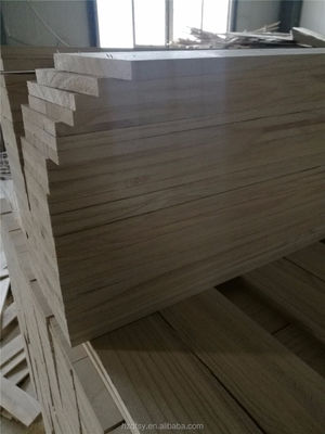 Teor de umidade de 8% a 12% de placa de Paulownia certificada pelo FSC para construção ecológica