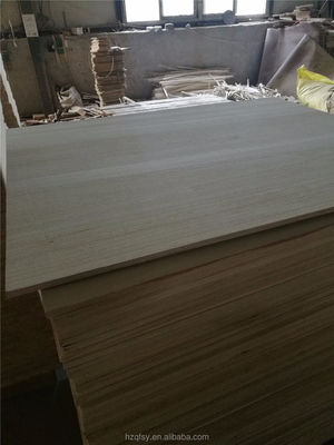 Teor de umidade de 8% a 12% de placa de Paulownia certificada pelo FSC para construção ecológica