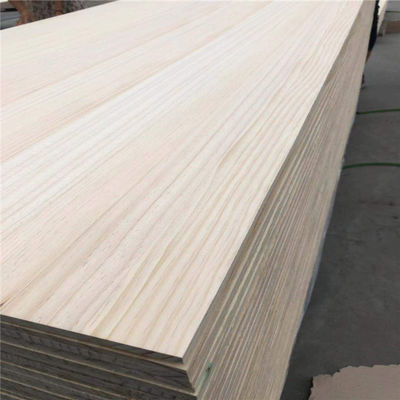 Tabuleiro de madeira de pinho alto Paulownia Poplar Joint Wood Heze com superfície fina e limpa