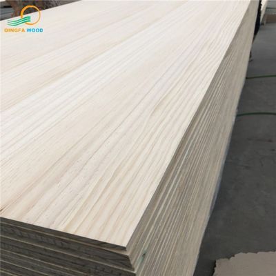 Tabuleiro de madeira de pinho alto Paulownia Poplar Joint Wood Heze com superfície fina e limpa