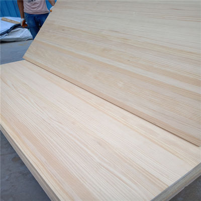 Tabuleiro de madeira de pinho alto Paulownia Poplar Joint Wood Heze com superfície fina e limpa