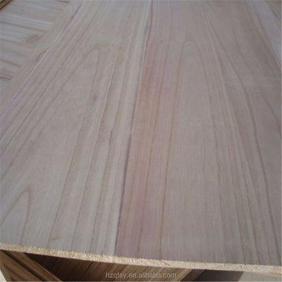 Tabuleiro de Paulownia com articulação de dedos personalizado para fabricação de móveis Espessura 3mm-50mm