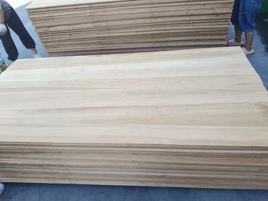 8%-12% Teor de humidade Tabuleiro de álamo Tabuleiro sólido de folheado branqueado para construção de edifícios
