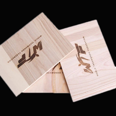 Unisex Taekwondo Breaking Board Cor Natural 225x300MM Personalizado
