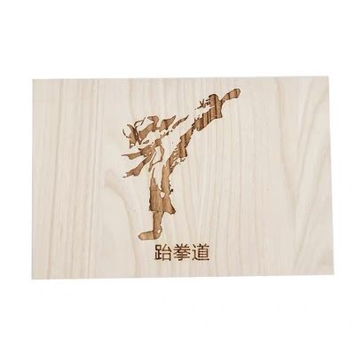 Tabuleiro de Taekwondo Reabreviável Personalizavel Durável e Feito de Madeira Paulownia