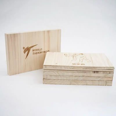 Tabuleiro de Taekwondo Reabreviável Personalizavel Durável e Feito de Madeira Paulownia