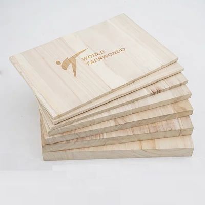 Tabuleiro de Taekwondo Reabreviável Personalizavel Durável e Feito de Madeira Paulownia