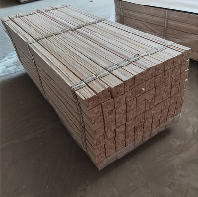 Paulownia Batten Triângulo Quadrado Chamfer Faixas de madeira com capacidade de solução de projetos