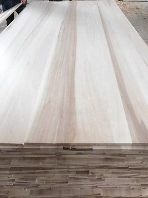 Serviço pós-venda E1/E0 Grade Edge Glue Poplar Solid Board for Modern Interior Hotel
