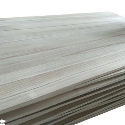 Tamanho personalizado Paulownia Madeira Finger Joint Board com madeira maciça em cor natural