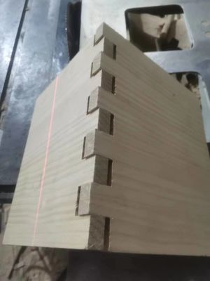 Tamanho personalizado Caixa de favo de mel natural/escurecida Caixa de colmeia de painel de pinho com quatro quadros