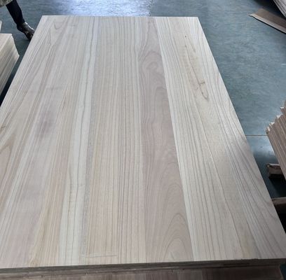 Tamanho personalizado Painel de madeira maciça Paulownia Pinheiro de álamo para decoração doméstica