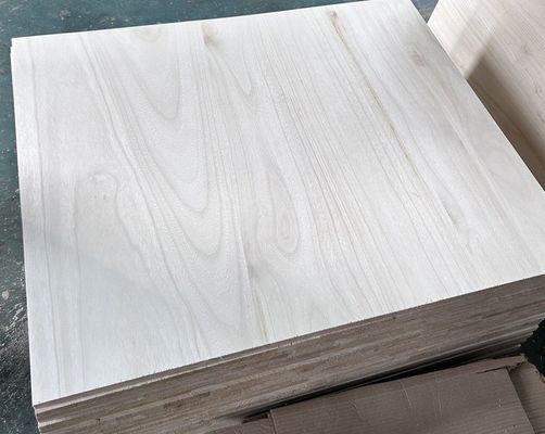 Painel de mesa de madeira de Paulownia certificado pela FSC em 2440x1220 ou 1200x600 ou tamanho personalizado