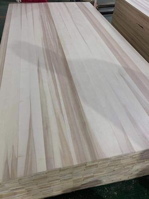18 mm Tabuleiro de madeira maciça de abóbora para painéis de design personalizados 100-1220 mm Largura Populus spp