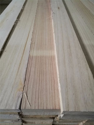 Folha de Paulownia branqueada para armário de caixões de madeira 3 mm-55 mm