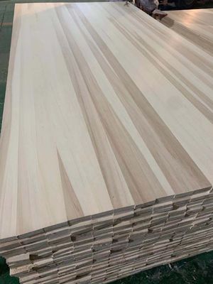 100 mm-2440 mm Textura natural Madeira sólida Móveis de abóbora Painel de prancha Borda de placa colada