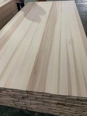 100 mm-2440 mm Textura natural Madeira sólida Móveis de abóbora Painel de prancha Borda de placa colada