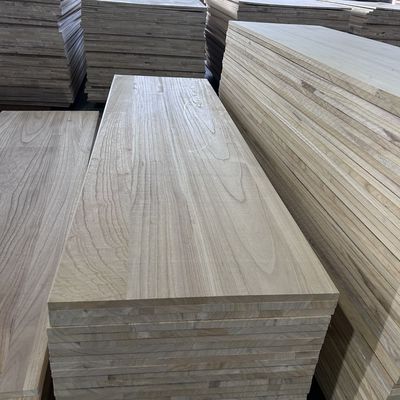 Armazém de mobiliário Tabela Madeira serrada para madeira Paulownia Grau AA AB BB BC