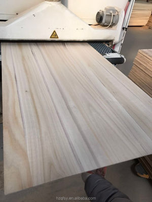 Folhas de madeira Paulownia cor natural para gaveta e cama