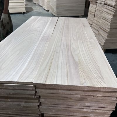 Lado da gaveta Placas de madeira maciça de Paulownia de grau AA Lixa