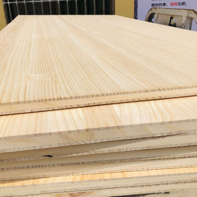 Três camadas de textura natural Paulownia, abóbora e pinheiro