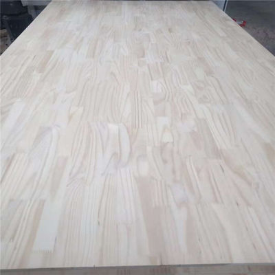 Finger Joint Board Finished And Clean Surface For Pine Paulownia Poplar Madeira de borracha