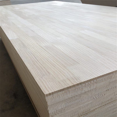 Finger Joint Board Finished And Clean Surface For Pine Paulownia Poplar Madeira de borracha