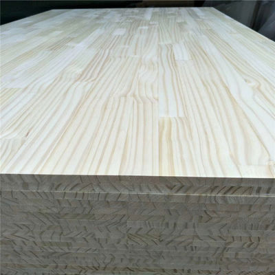 Finger Joint Board Finished And Clean Surface For Pine Paulownia Poplar Madeira de borracha