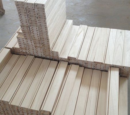 Mobiliário de gaveta Painéis de fundo de papelão em forma de ranhuras duráveis Popolar Paulownia Pinheiro para móveis