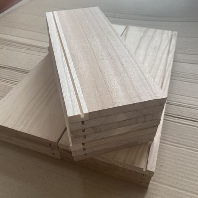 Tabuleiro de ranhuras de cauda de pombos de madeira sólida para móveis de design moderno Tabuleiros de material em gaveta