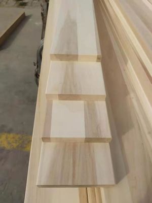 FSC Certified Wood Poplar Paulownia Slates para Quadros de Madeira Sólida