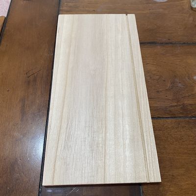 Paulownia Drawer Side Wood Board Slide Madeira natural ou personalizada