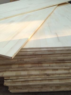 100mm-2440mm comprimento de tábua de abóbora branqueada para sala de estar Qingfa madeira de abóbora natural
