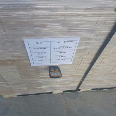 Chapas de madeira de Paulownia naturais e branqueadas para placas laterais de gavetas 100% certificadas pelo FSC