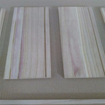 Chapas de madeira de Paulownia naturais e branqueadas para placas laterais de gavetas 100% certificadas pelo FSC