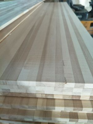 Espessura personalizada Base de madeira maciça Paulownia Snowboard de madeira 1500x460x12mm para padrão