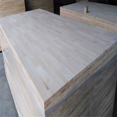Tabuleiro conjunto de dedos de madeira de borracha Cor natural interior AA AB BB BC