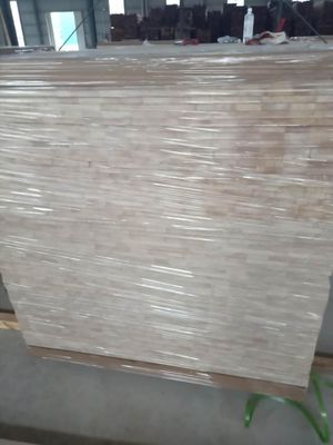Tabuleiro conjunto de dedos de madeira de borracha Cor natural interior AA AB BB BC