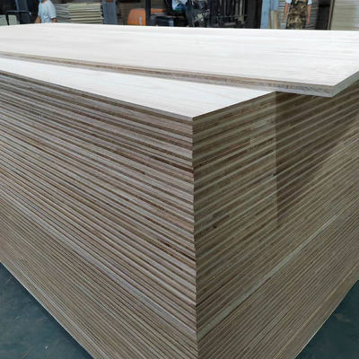 Placas de mobiliário de duas camadas com madeira de Paulownia e painéis de madeira de alta densidade