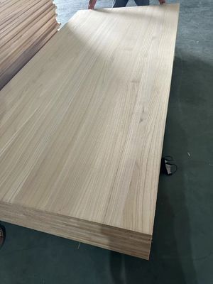 Teor de humidade de 8%-12% de madeira maciça embrulhada painéis de madeira de paulownia para decoração de interiores