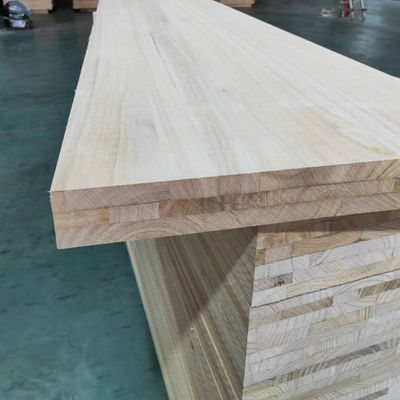 Tabela de Paulownia de madeira maciça de várias camadas com tamanho personalizado e espessura de 3 mm a 50 mm