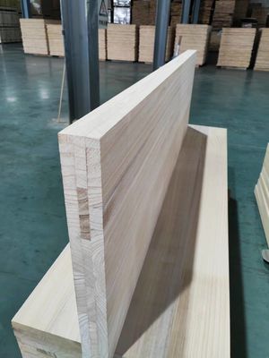 Tabela de Paulownia de madeira maciça de várias camadas com tamanho personalizado e espessura de 3 mm a 50 mm