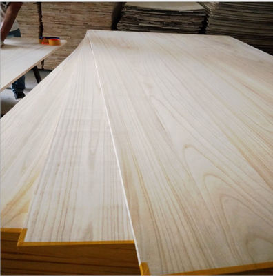 Placas de madeira de Paulownia com teor de umidade de amostra livre de 8% a 12% Estilo de design moderno