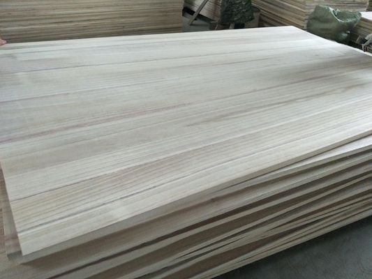 Coleira de madeira maciça Paulownia Painéis de madeira Finger Joint Board com Tempo de Produção 5-15 dias
