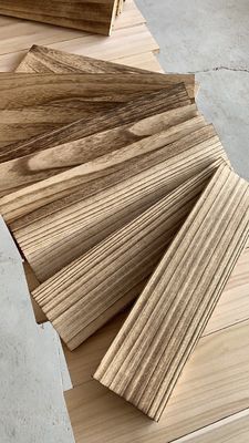 Solução total para projetos hoteleiros tábuas de Paulownia caixa personalizada peças de artesanato de madeira