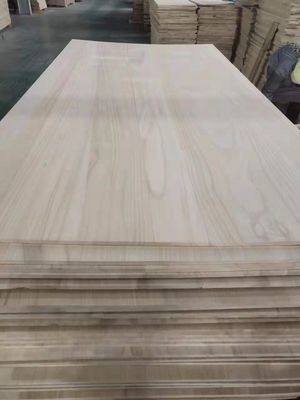 Painel de madeira de Paulownia de 2 mm, de madeira maciça, com um teor de umidade de 8% a 12% e pagamento T/T